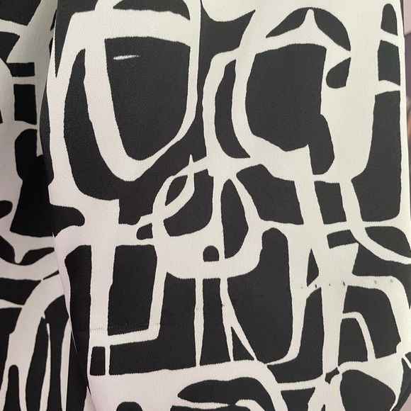 Dress Barn Abstract Monochrome Suit Jacket, L - Picture 5 of 10